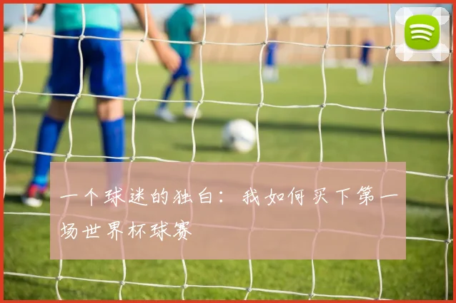 一个球迷的独白：我如何买下第一场世界杯球赛